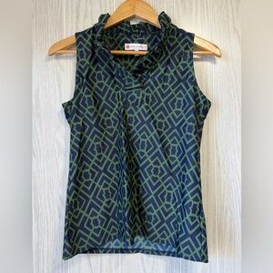 Jude Connally Sleeveless Ruffle-Neck Top Size S LNC